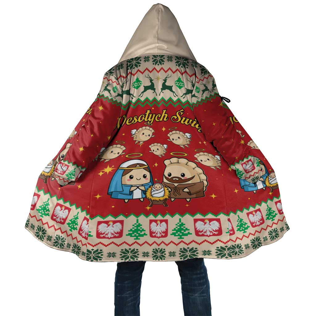 Poland Christmas Cloak Polish Pierogi Mascot Nativity Scene - Wonder Print Shop