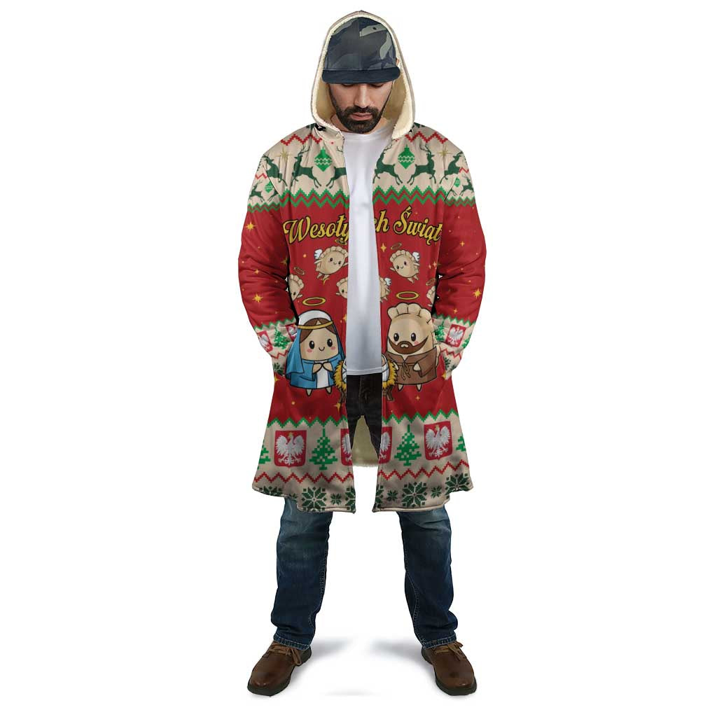 Poland Christmas Cloak Polish Pierogi Mascot Nativity Scene - Wonder Print Shop