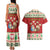 Poland Christmas Couples Matching Tank Maxi Dress and Hawaiian Shirt Polish Pierogi Mascot Nativity Scene - Wonder Print Shop