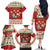 Poland Christmas Family Matching Off The Shoulder Long Sleeve Dress and Hawaiian Shirt Polish Pierogi Mascot Nativity Scene - Wonder Print Shop