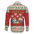 Poland Christmas Family Matching Off The Shoulder Long Sleeve Dress and Hawaiian Shirt Polish Pierogi Mascot Nativity Scene - Wonder Print Shop