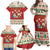 Poland Christmas Family Matching Off Shoulder Maxi Dress and Hawaiian Shirt Polish Pierogi Mascot Nativity Scene - Wonder Print Shop