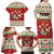 Poland Christmas Family Matching Off Shoulder Maxi Dress and Hawaiian Shirt Polish Pierogi Mascot Nativity Scene - Wonder Print Shop