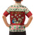 Poland Christmas Family Matching Short Sleeve Bodycon Dress and Hawaiian Shirt Polish Pierogi Mascot Nativity Scene - Wonder Print Shop
