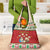 Poland Christmas Grocery Bag Polish Pierogi Mascot Nativity Scene - Wonder Print Shop