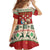 Poland Christmas Kid Short Sleeve Dress Polish Pierogi Mascot Nativity Scene - Wonder Print Shop