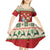 Poland Christmas Kid Short Sleeve Dress Polish Pierogi Mascot Nativity Scene - Wonder Print Shop