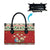 Poland Christmas Leather Bag Polish Pierogi Mascot Nativity Scene - Wonder Print Shop