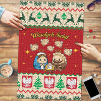 Poland Christmas Puzzle Polish Pierogi Mascot Nativity Scene - Wonder Print Shop