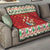 Poland Christmas Quilt Polish Pierogi Mascot Nativity Scene - Wonder Print Shop