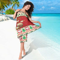 Poland Christmas Sarong Polish Pierogi Mascot Nativity Scene - Wonder Print Shop