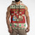 Poland Christmas Sleeveless Zip Hoodie Polish Pierogi Mascot Nativity Scene - Wonder Print Shop