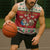 Poland Christmas Sleeveless Zip Hoodie Polish Pierogi Mascot Nativity Scene - Wonder Print Shop
