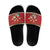 Poland Christmas Slide Sandals Polish Pierogi Mascot Nativity Scene - Wonder Print Shop