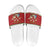 Poland Christmas Slide Sandals Polish Pierogi Mascot Nativity Scene - Wonder Print Shop