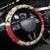 Poland Christmas Steering Wheel Cover Polish Pierogi Mascot Nativity Scene - Wonder Print Shop