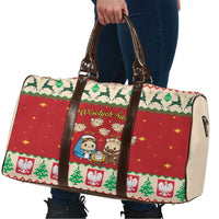 Poland Christmas Travel Bag Polish Pierogi Mascot Nativity Scene - Wonder Print Shop