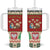Poland Christmas Tumbler With Handle Polish Pierogi Mascot Nativity Scene - Wonder Print Shop