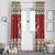 Poland Christmas Window Curtain Polish Pierogi Mascot Nativity Scene - Wonder Print Shop