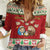 Poland Christmas Women Casual Shirt Polish Pierogi Mascot Nativity Scene - Wonder Print Shop
