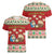 Poland Christmas Women V-Neck T-Shirt Polish Pierogi Mascot Nativity Scene - Wonder Print Shop