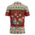 Poland Christmas Zipper Polo Shirt Polish Pierogi Mascot Nativity Scene - Wonder Print Shop