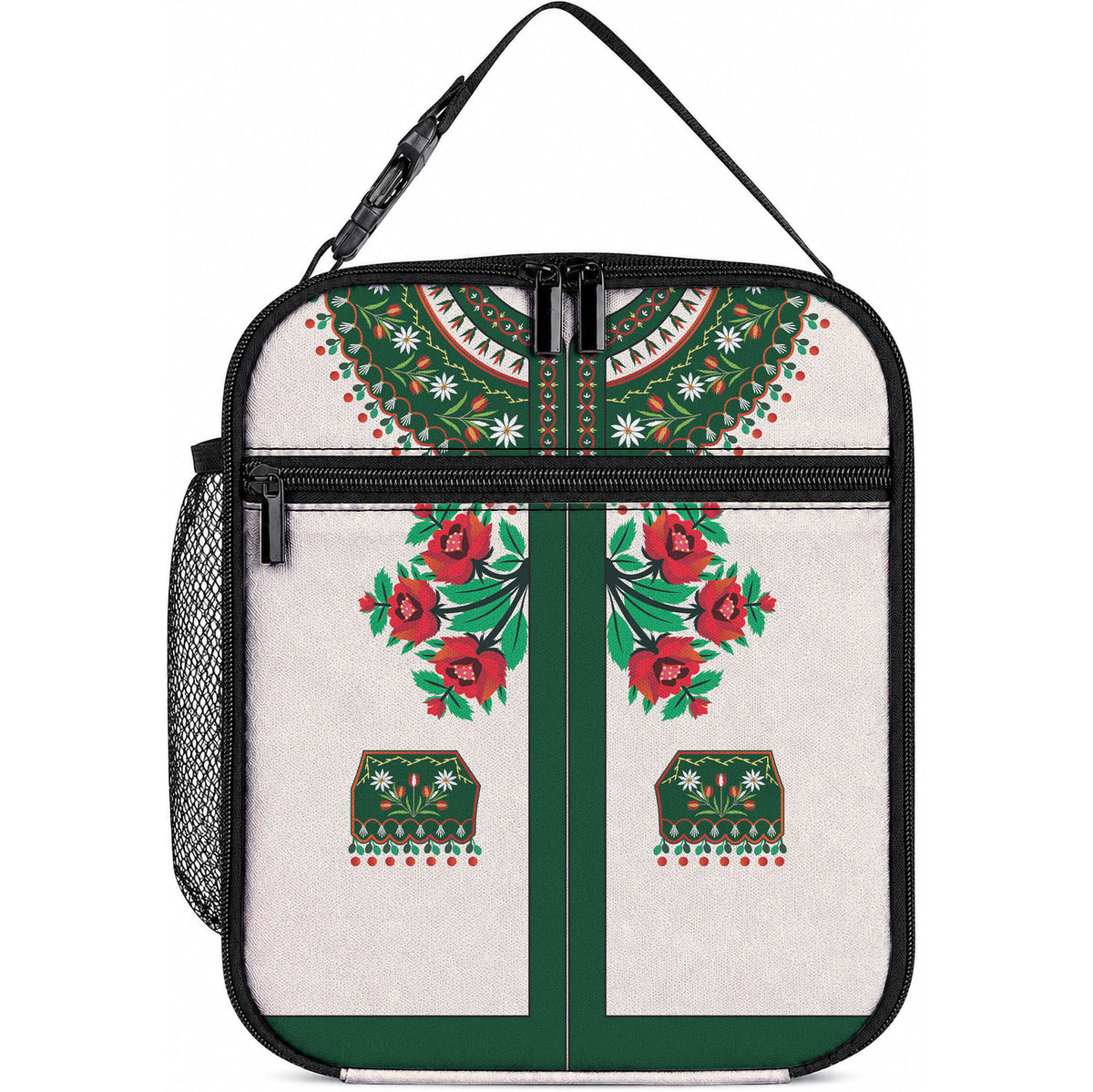 Polish Highlander Folk Costume Lunch Bag Podhale Heritage Floral Style