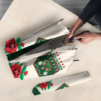 Polish Highlander Folk Costume Umbrella Podhale Heritage Floral Style