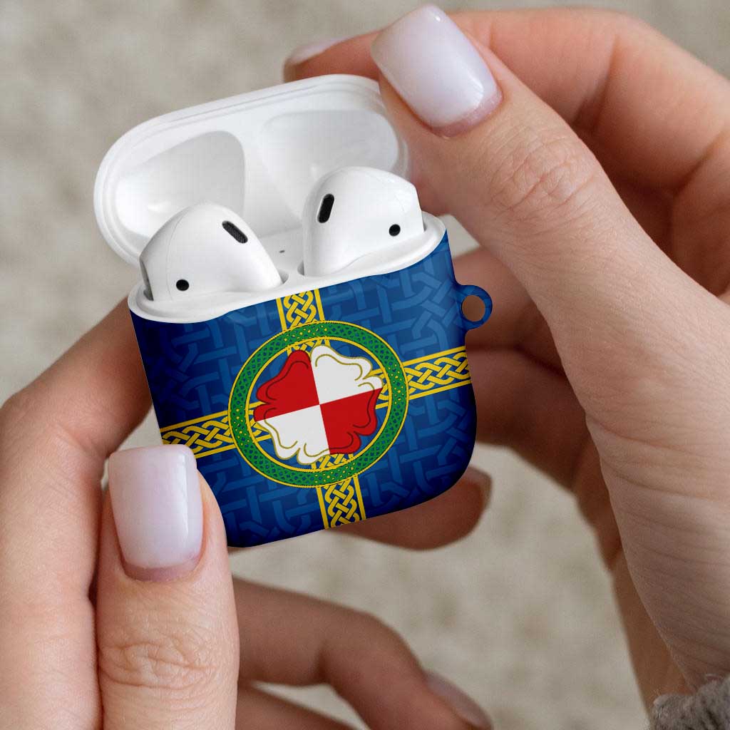 Pembrokeshire Wales AirPods Case Flag And Map Celtic Style - Wonder Print Shop