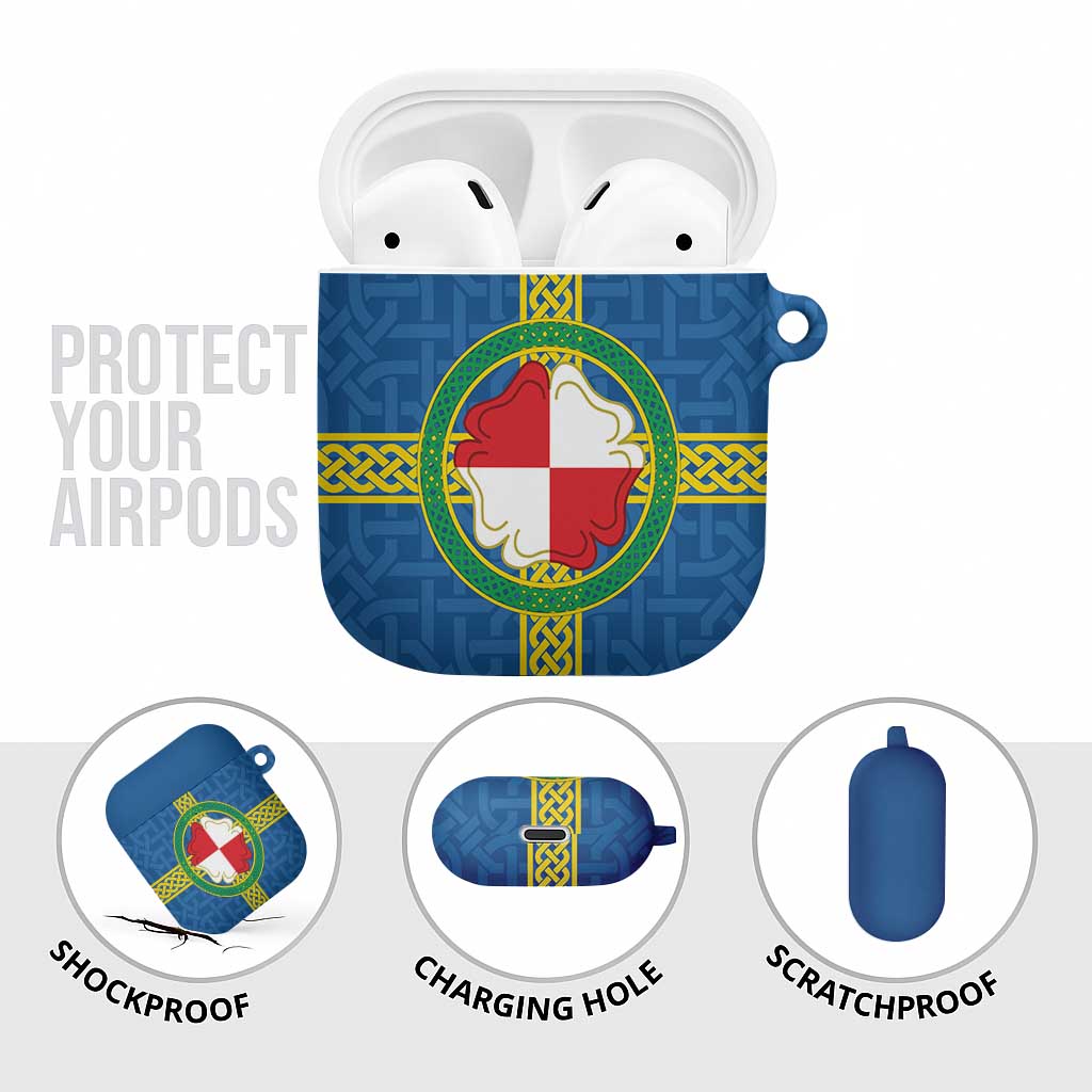 Pembrokeshire Wales AirPods Case Flag And Map Celtic Style - Wonder Print Shop