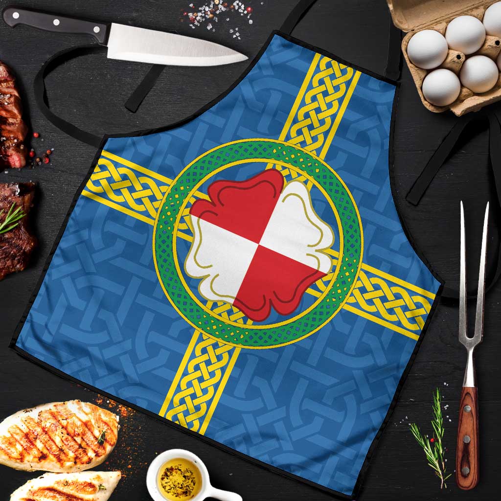 Pembrokeshire Wales Apron Flag And Map Celtic Style - Wonder Print Shop