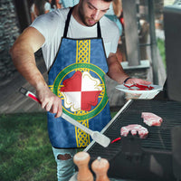 Pembrokeshire Wales Apron Flag And Map Celtic Style - Wonder Print Shop