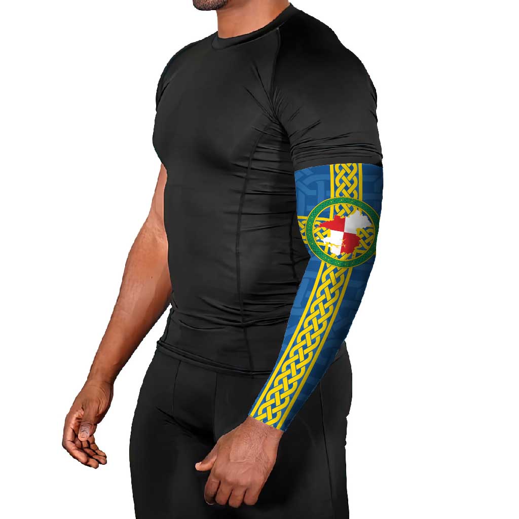 Pembrokeshire Wales Arm Sleeves Flag And Map Celtic Style - Wonder Print Shop