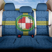 Pembrokeshire Wales Back Car Seat Cover Flag And Map Celtic Style - Wonder Print Shop