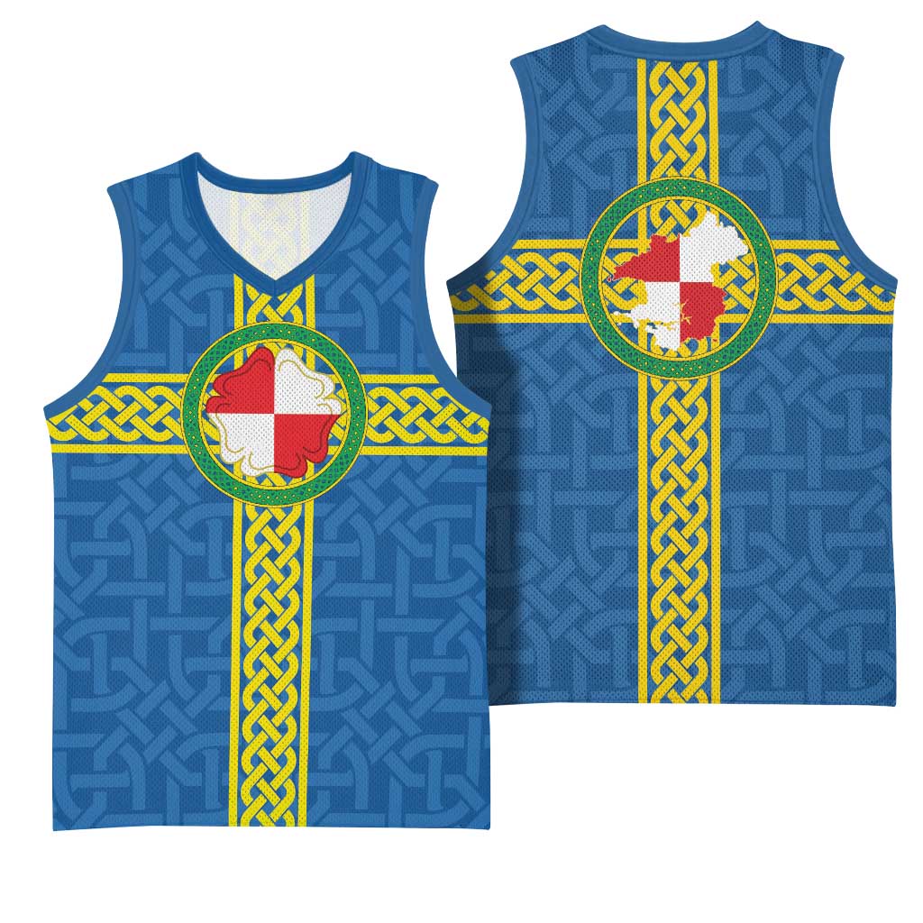 Pembrokeshire Wales Basketball Jersey Flag And Map Celtic Style - Wonder Print Shop