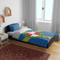 Pembrokeshire Wales Bedding Set Flag And Map Celtic Style - Wonder Print Shop