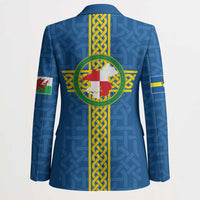 Pembrokeshire Wales Blazer Flag And Map Celtic Style - Wonder Print Shop