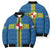 Pembrokeshire Wales Bomber Puffer Jacket Flag And Map Celtic Style - Wonder Print Shop