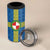 Pembrokeshire Wales 4 in 1 Can Cooler Tumbler Flag And Map Celtic Style - Wonder Print Shop