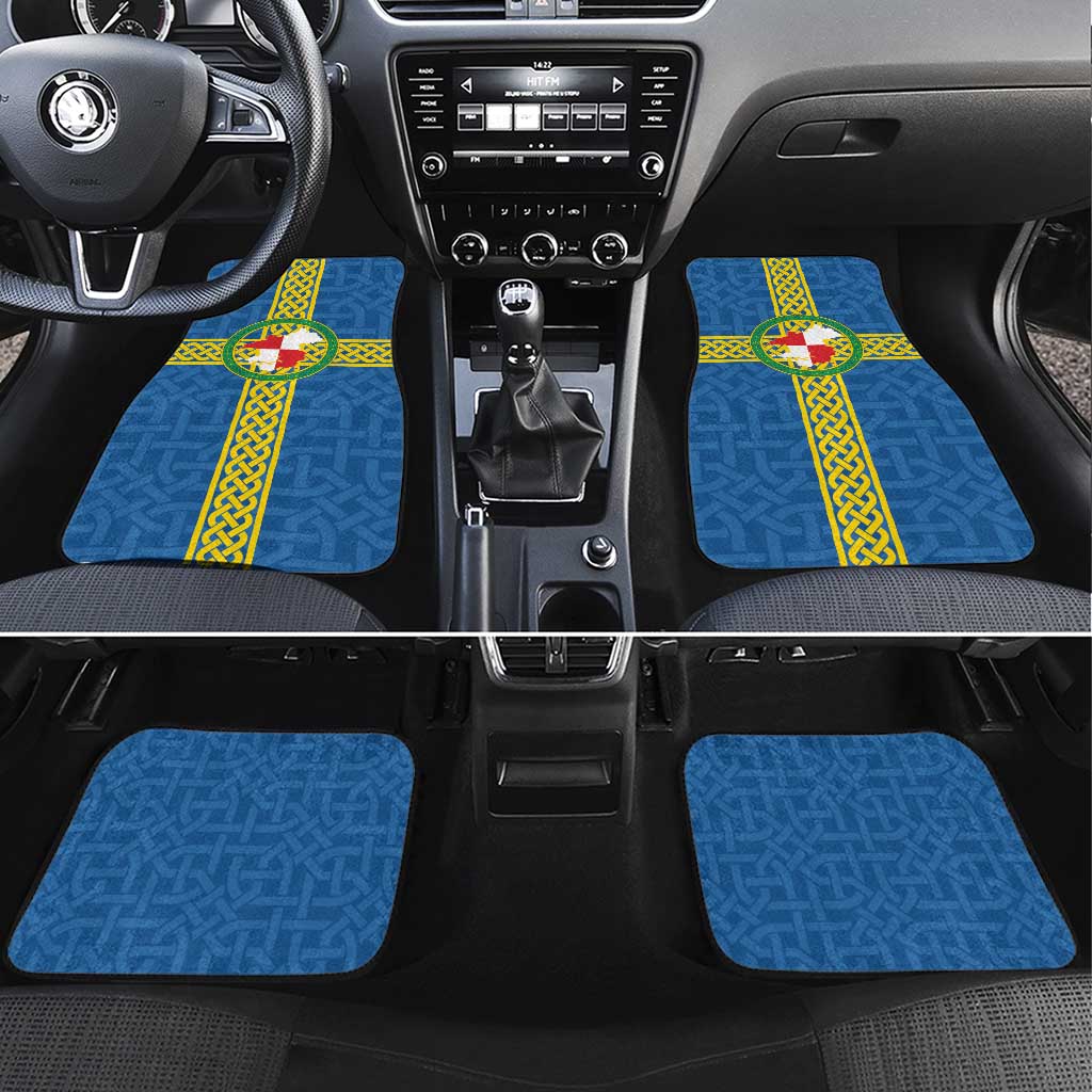 Pembrokeshire Wales Car Mats Flag And Map Celtic Style - Wonder Print Shop
