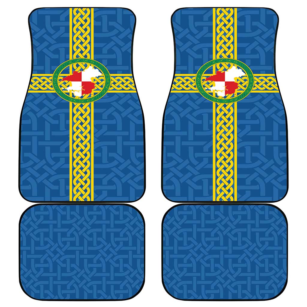 Pembrokeshire Wales Car Mats Flag And Map Celtic Style - Wonder Print Shop