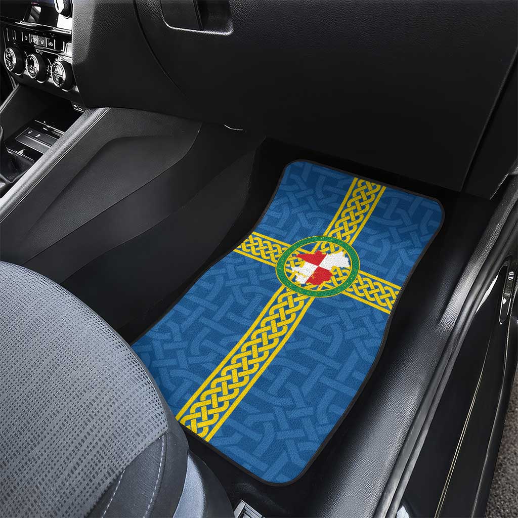 Pembrokeshire Wales Car Mats Flag And Map Celtic Style - Wonder Print Shop
