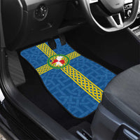 Pembrokeshire Wales Car Mats Flag And Map Celtic Style - Wonder Print Shop