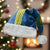 Pembrokeshire Wales Christmas Santa Hat Flag And Map Celtic Style - Wonder Print Shop