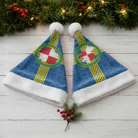 Pembrokeshire Wales Christmas Santa Hat Flag And Map Celtic Style - Wonder Print Shop