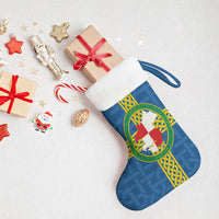 Pembrokeshire Wales Christmas Stocking Flag And Map Celtic Style - Wonder Print Shop