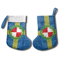 Pembrokeshire Wales Christmas Stocking Flag And Map Celtic Style - Wonder Print Shop