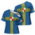 Pembrokeshire Wales Cross Shoulder Shirt Flag And Map Celtic Style - Wonder Print Shop