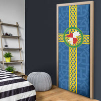 Pembrokeshire Wales Door Cover Flag And Map Celtic Style - Wonder Print Shop