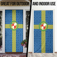 Pembrokeshire Wales Door Cover Flag And Map Celtic Style - Wonder Print Shop